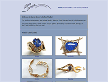 Tablet Screenshot of karenbrownjewelry.com
